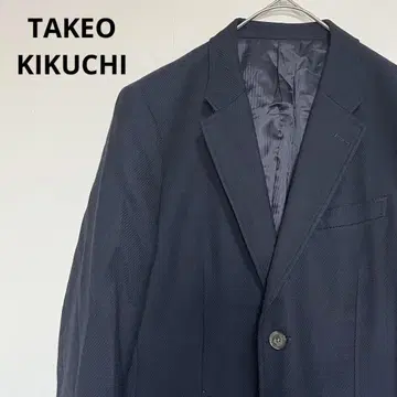 TAKEO KIKUCHI 테일러드 자켓 남성용 네이비 S