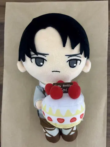 진격의 거인 리바이 병장 벌스데이  봉제 인형
