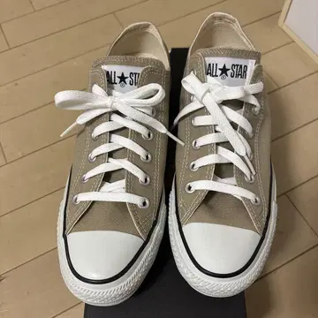 [ 미사용품 ] CONVERSE ALL STAR 베이지 25.5cm