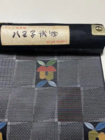 쇼와 레트로 하치오지 직물 조합 이탄 기모노 의장 등록