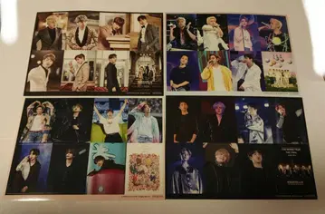 BTS 영화 무비티켓 특전 스티커 4장 세트
