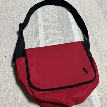 폴로 랄프 로렌 빨간색 숄더백