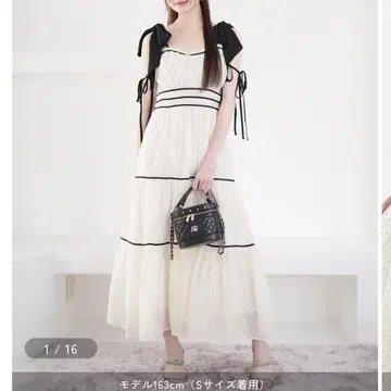 POMME d'amour dot chiffon onepiece