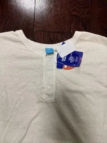 GOOD ON 롱T 헨리넥 XL 크림 택 포함 미사용 새상품