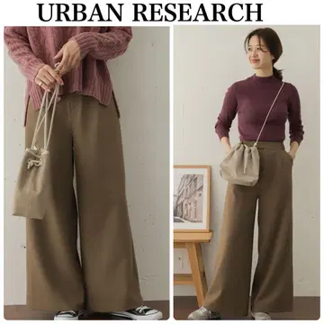 새상품급 URBAN RESEARCH DOORS 플레어 이지 팬츠 36