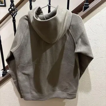 THE NORTH FACE 플리스 후드티 베이지 여성용