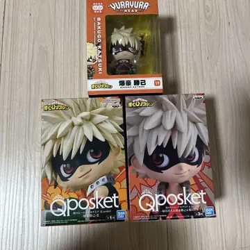 Qposket 바쿠고 카츠키 피규어 세트 흔들흔들 헤드 세트