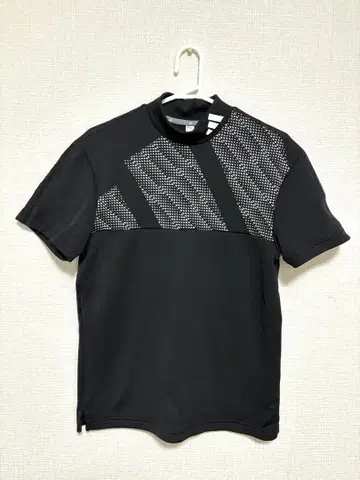 adidas BOS 모티브 모크넥 반팔 골프 셔츠