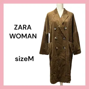 ZARA 자라 우먼 롱 기장 체스터 코트 코듀로이