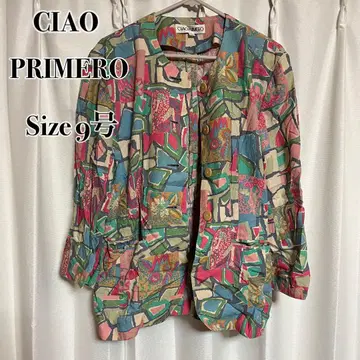 CIAO PRIMERO 차오프리메로 노카라 자켓 9호 컬러풀