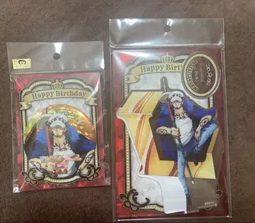 ONE PIECE 홀로그램 캔뱃지 벌스데이 아크릴 스탠드 로