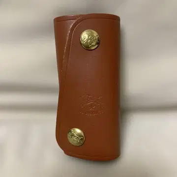 IL BISONTE 가죽 키케이스 브라운