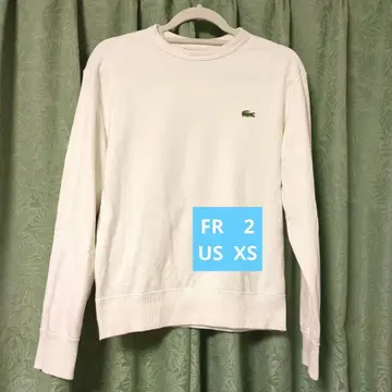 LACOSTE 화이트 트레이닝복 FR 2 / US XS