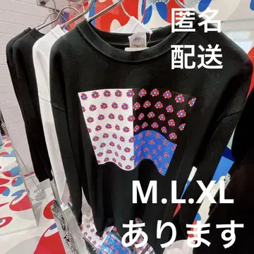 만박 미야쿠미야쿠 롱 티셔츠 블랙 페이스