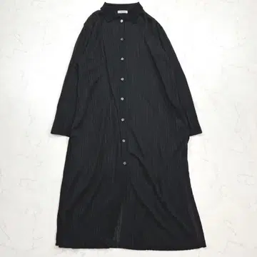ADORE 어도어 랜덤 플리츠 롱 원피스 카라 부착 시어 겉옷