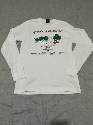 Runnin' of the Green! 긴팔 티셔츠 M 사이즈