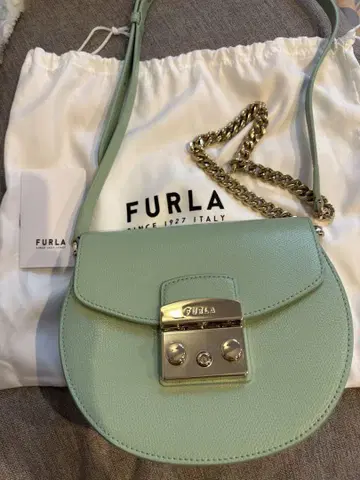 FURLA 민트 그린 숄더백
