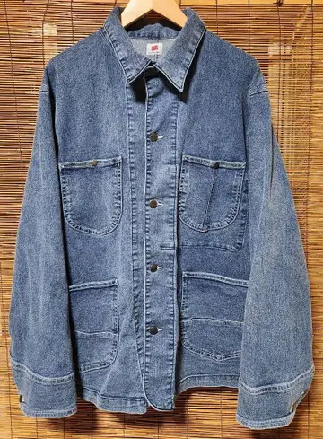 Hanes 데님 커버올 XL