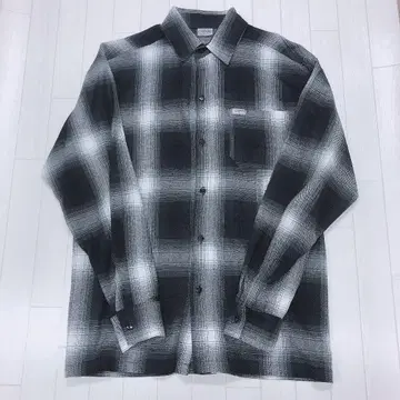 CalTop 옴브레 체크 셔츠