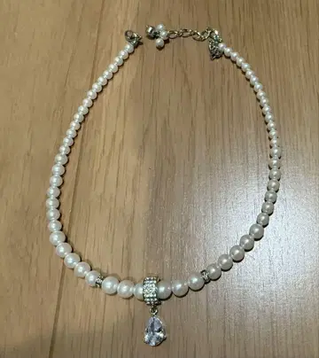 펄 목걸이 결혼식