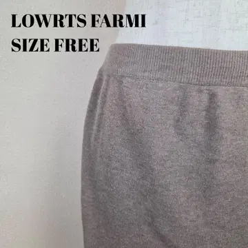 LOWRYS FARM 로리즈팜 니트 스커트 타이트 롱 기장