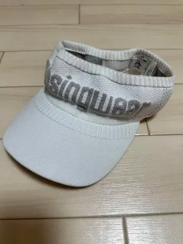 ENVOY RENU 메쉬 짜임 로고 바이저 화이트