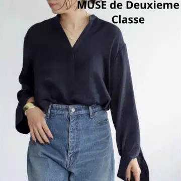 Deuxieme Classe SATIN HENRY 블라우스