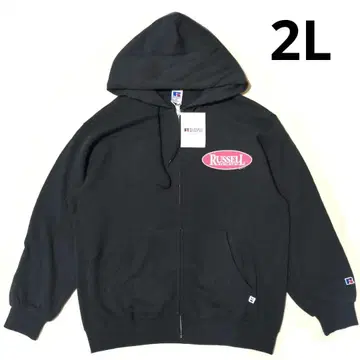 [ 새상품 ] RUSELL ATHLETIC 집업 후드 맨투맨 블랙