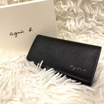 새상품 미사용 애니에스베 agnes b. 키케이스 가죽 박스 포함