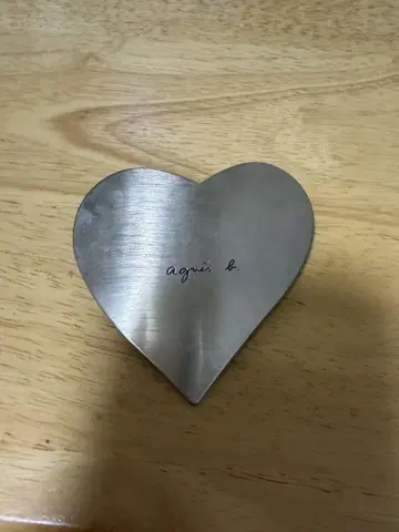 하트 모양 스테인리스 헤어 액세서리