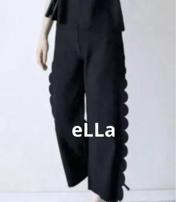 [ 컨디션 최상 ] eLLa select 스캘럽 와이드 팬츠