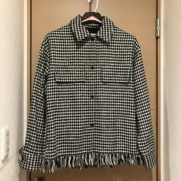 ZARA 체크 아우터 새상품