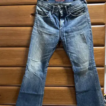 레드 리 플레어 청바지 켈리