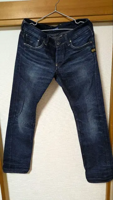 G-STAR GS RAW 01 다크 블루 스트레이트 데님