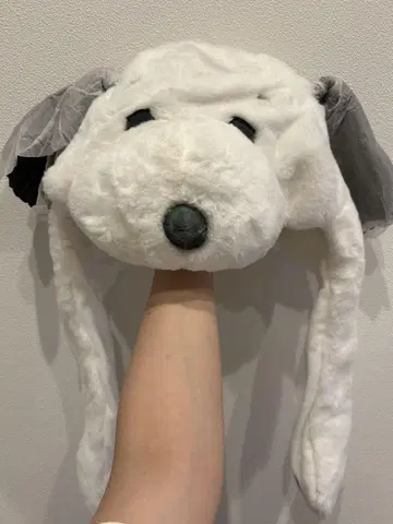 usj 스누피 뿅뿅 귀 봉제 인형 햇