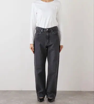 SLOBE IENA 스트레이트 데님 팬츠