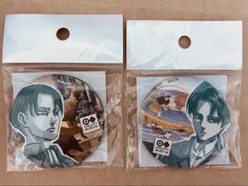 진격의 거인 리바이 진격의 히타 캔뱃지 2개