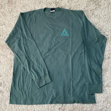 HUF 그린 긴팔 셔츠 XL