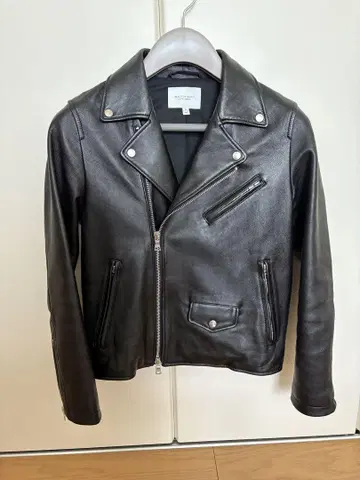 유나이티드 애로우즈 더블 라이더 가죽 자켓 램 가죽 S