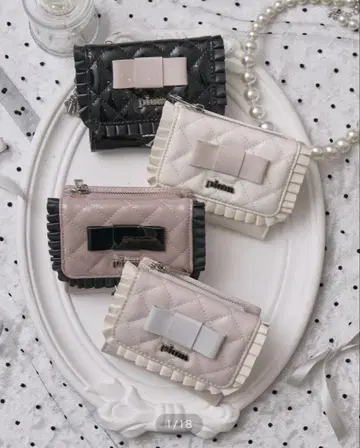 [ pium ] 미니 지갑 다크 핑크