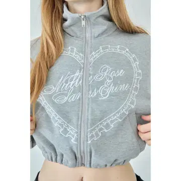 epine Heart logo zip 그레이 후드티만