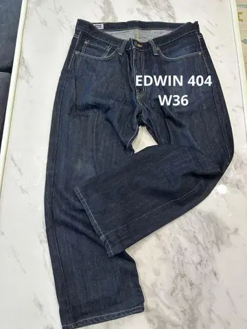EDWIN 404 데님 팬츠 W36