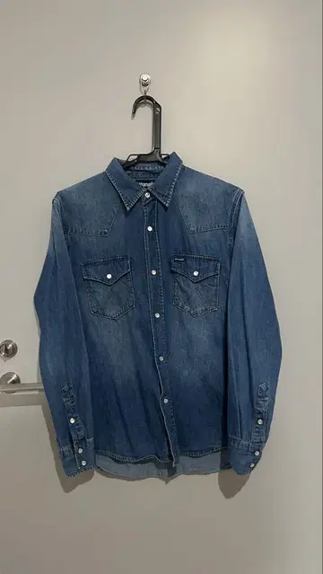 wrangler 데님 셔츠 M 사이즈