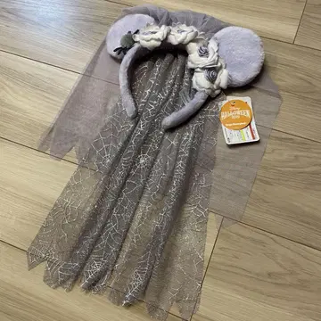 [한정품] 디즈니 미니 할로윈 신부 머리띠 2019 퍼플