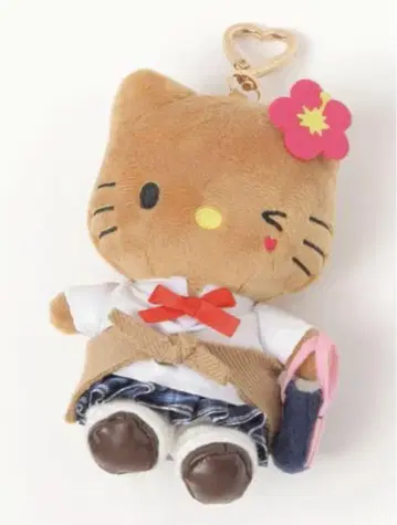 nikoand tiny tiny 헬로키티 봉제 인형 참 브라운