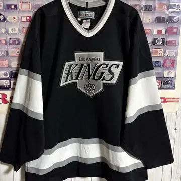 2장 세트 nhl ccm kings 오센틱 하키 게임 셔츠