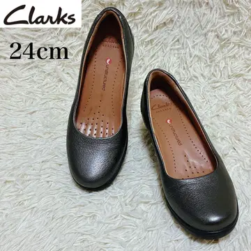 [ 새상품급 ] Clarks 컴포트 펌프스 웨지솔 24cm