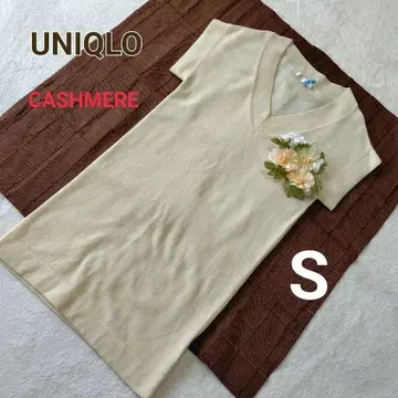 UNIQLO 유니클로 캐시미어 100% 니트 레이어드 아이보리
