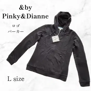 [ 새상품 ] &by Pinky&Dianne 블랙 후드티 L 사이즈