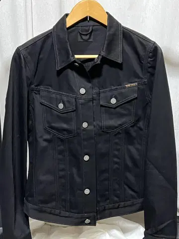 누디진 빌리 블랙 데님 자켓 S 사이즈